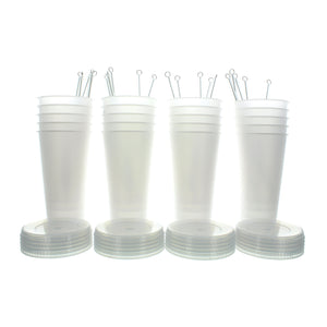 TodoBlanks 24oz Reusable Plastic Cold Cups - 20 Pack
