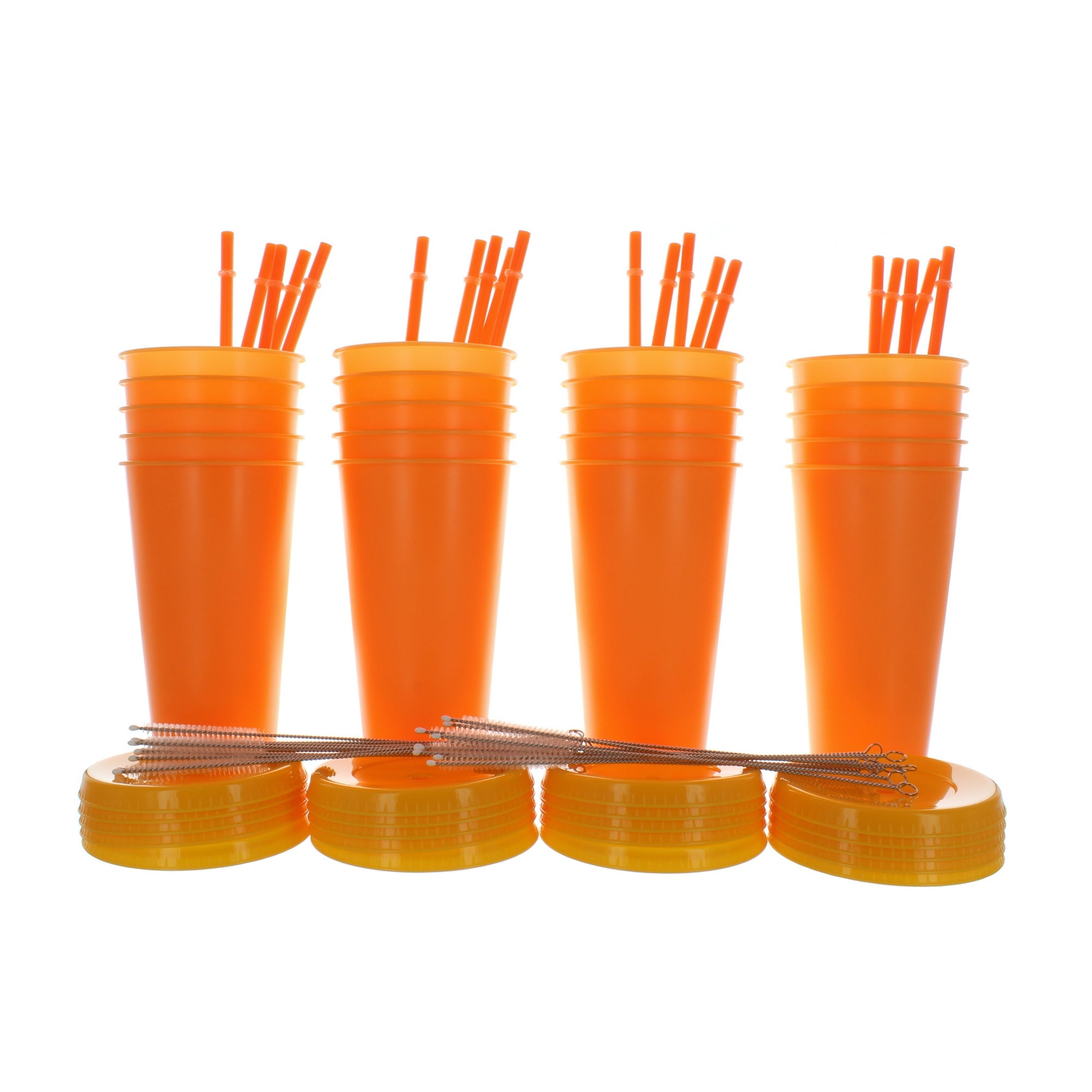 TodoBlanks Orange Color Changing Cups - 20 Pack